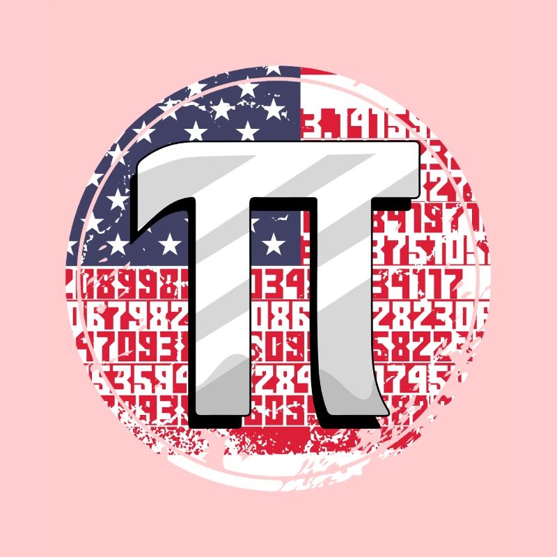 Numéros de balise Pi avec drapeau américain