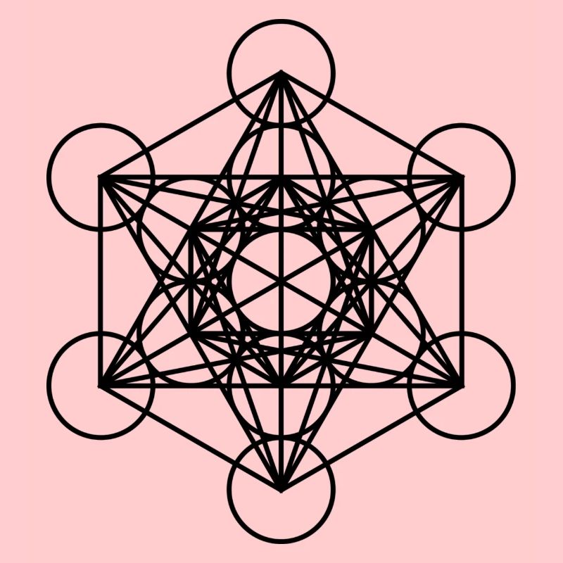 Metatrons Cube Würfel Geschenkidee
