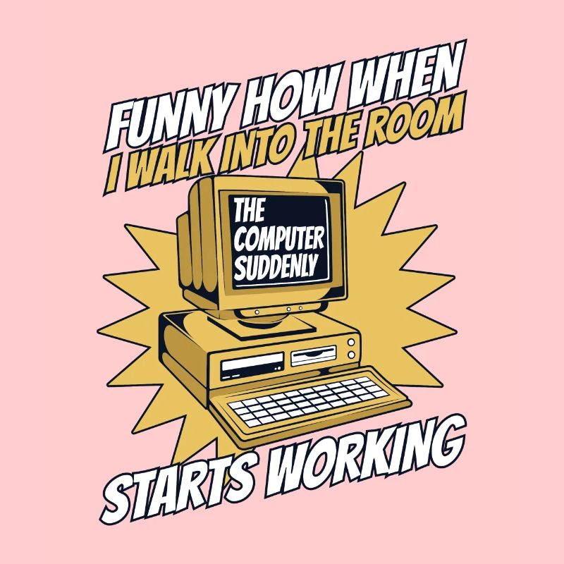 The Computer Suddenly Starts Working Admin