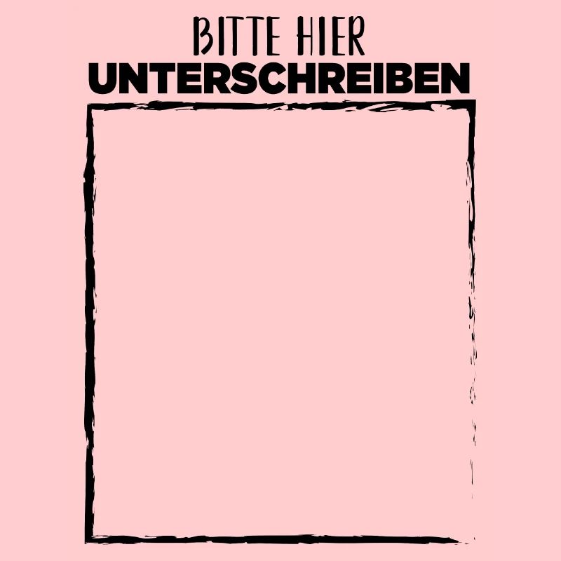 Bitte hier unterschreiben / Autogramm