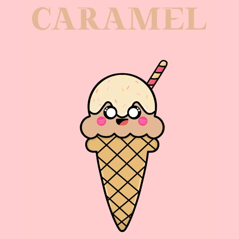 Caramel Karamell Eis Eiscreme Geschenkidee süß