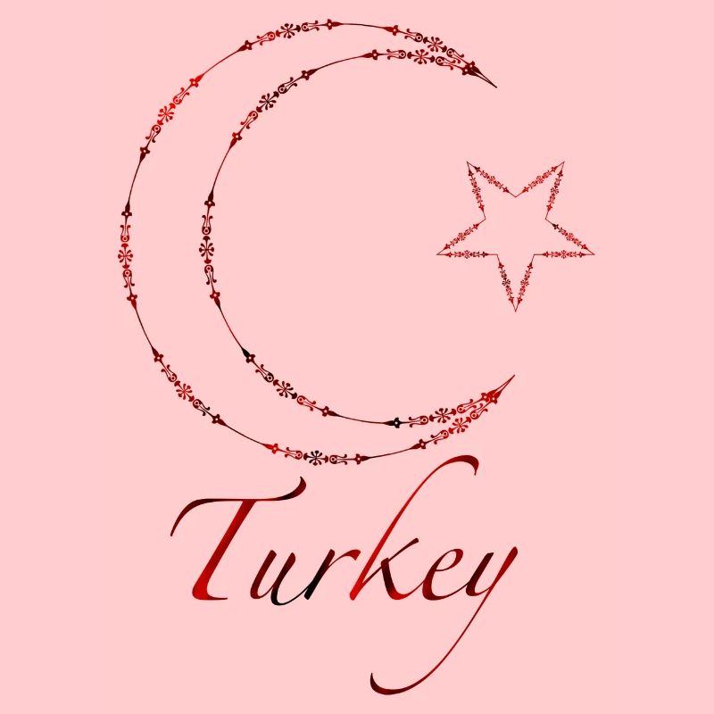 Türkischer Halbmond und Stern