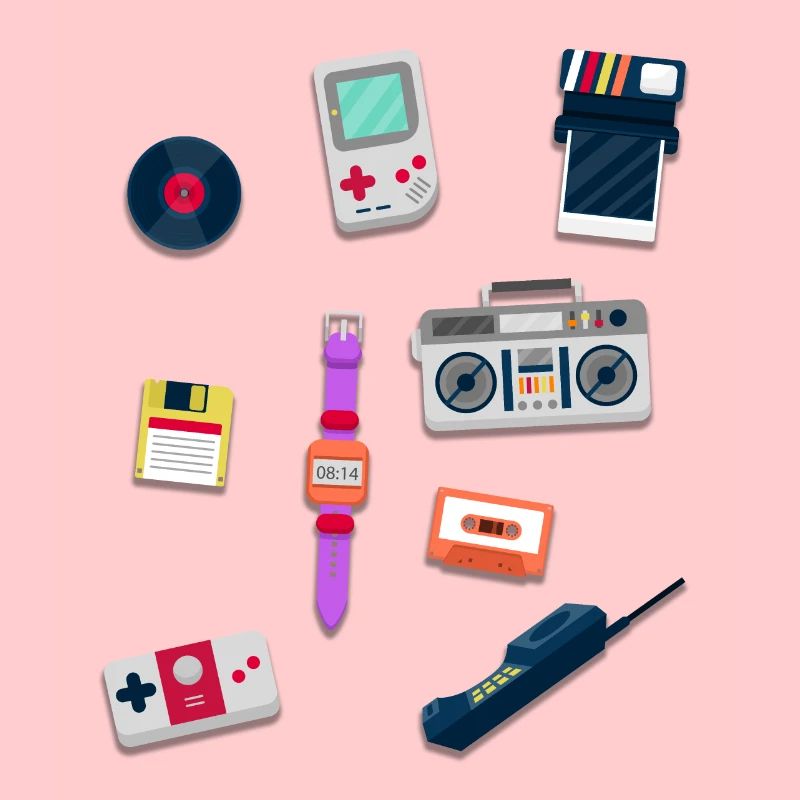 Objects from the 80s - Retro Design