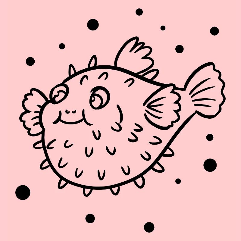 Thick puffer fish