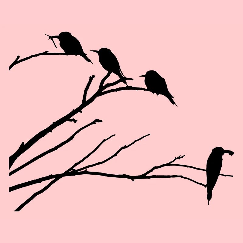 Oiseaux sur la branche
