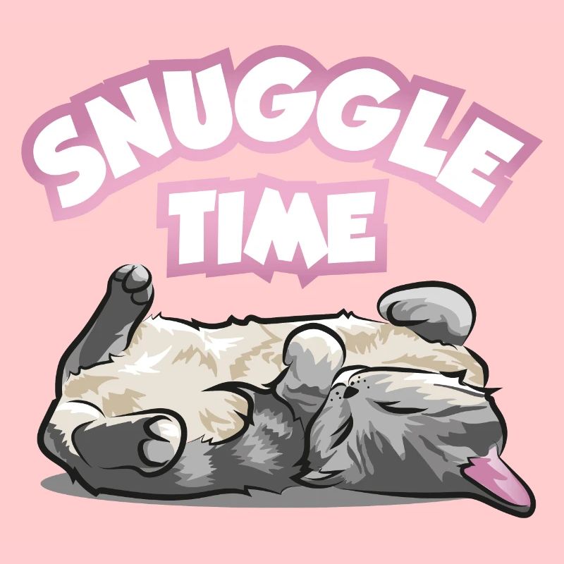 Câlin temps chat mignon chat endormi chatte