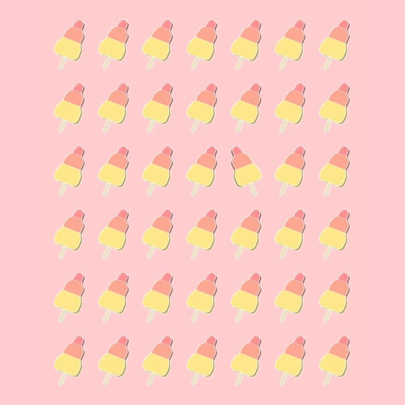 Ice cream cone pattern rockets - OCD