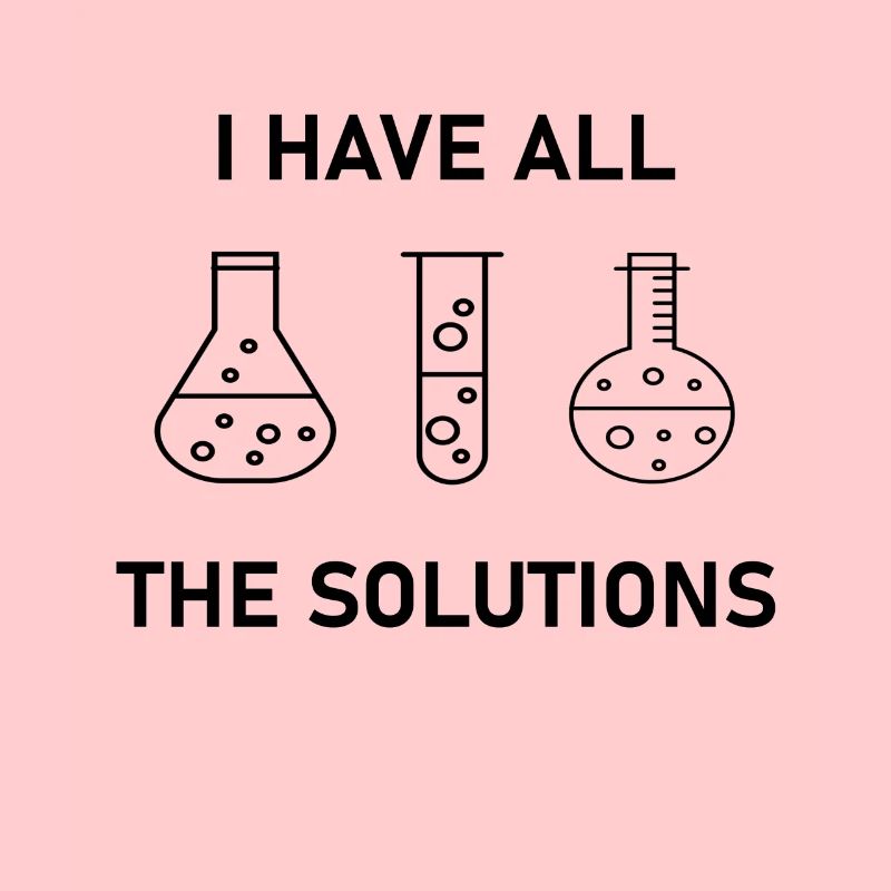 Chimiste Gift Science Nerd Solutions Labor Lab