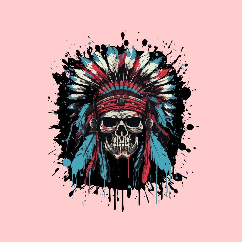 Apache Indian Chief Dead Portrait