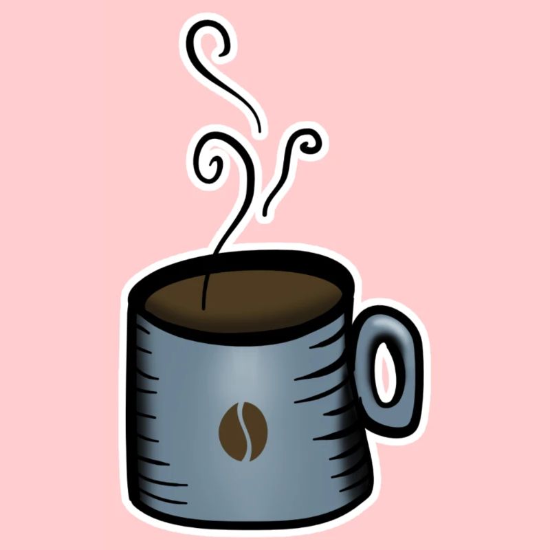 Coffee cup drawing