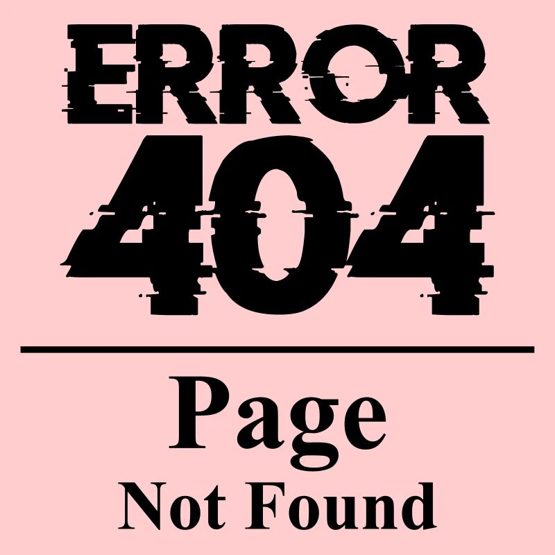 Error 404 Page not found saying page Internet bug
