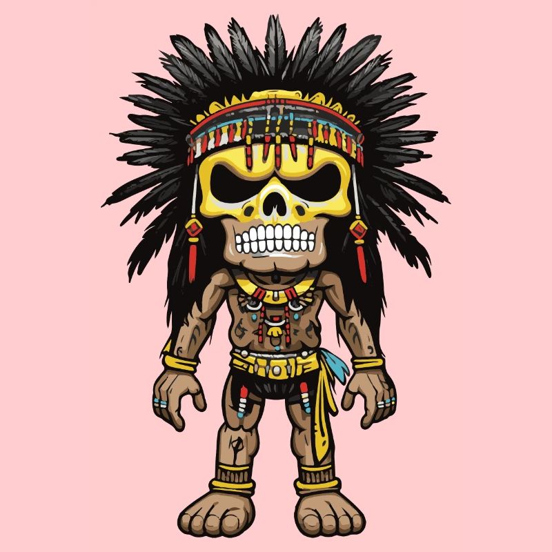 Apache Indianer Skelett