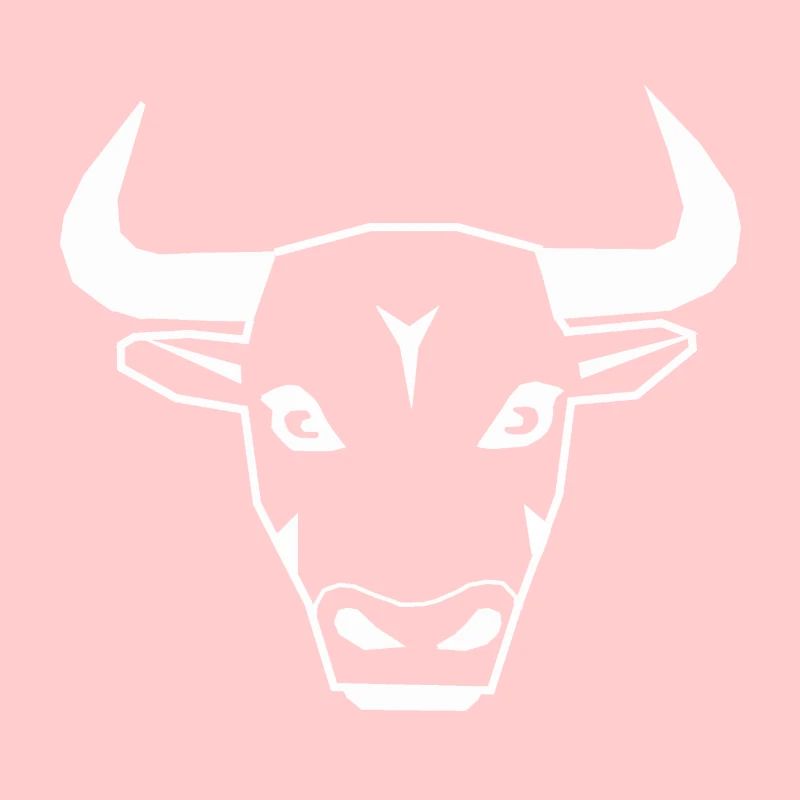 Tête de taureau blanc