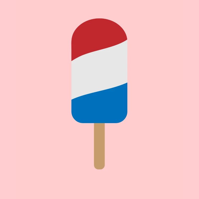 ICE - red white blue