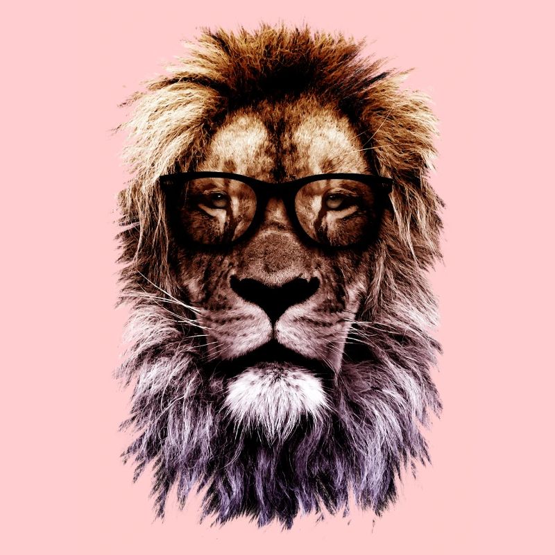 Lion de hipster
