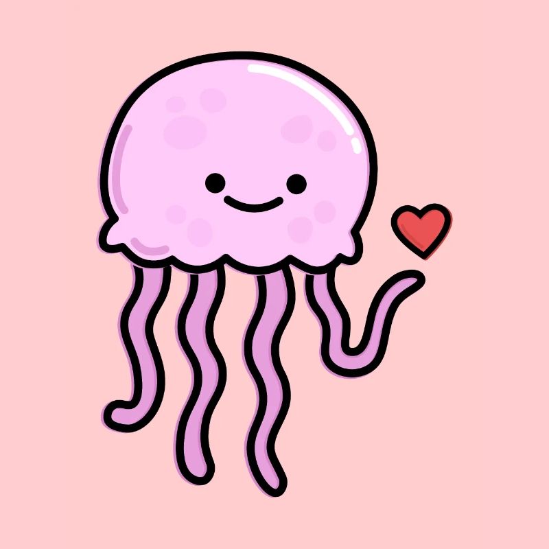 Méduse mignonne