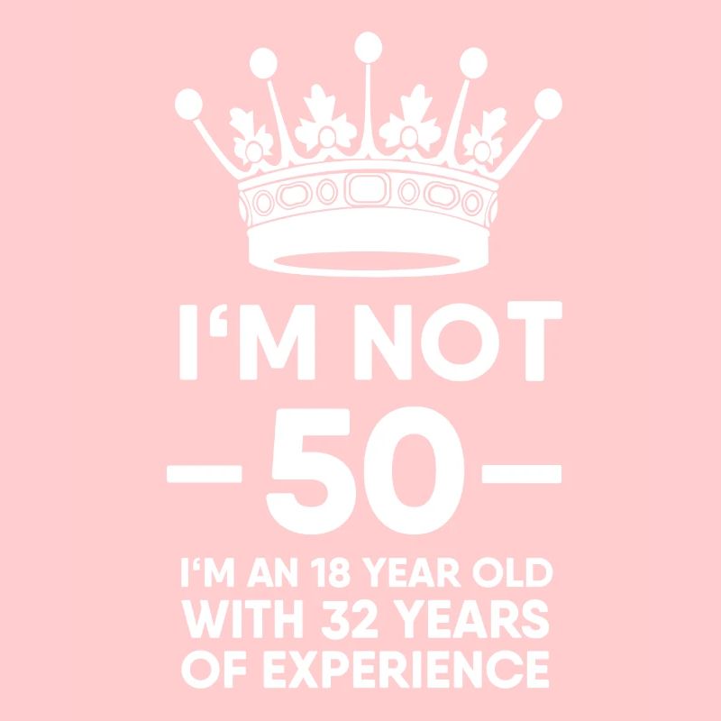 Je ne suis pas 50 mais 18 avec 32 ans d'expérience