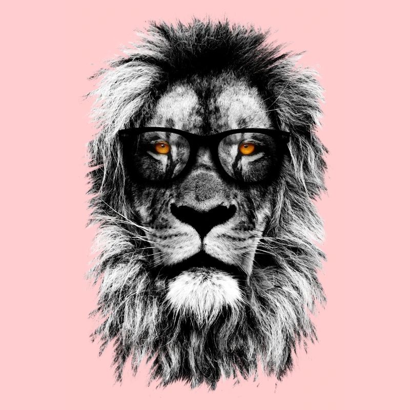 Lion de hipster