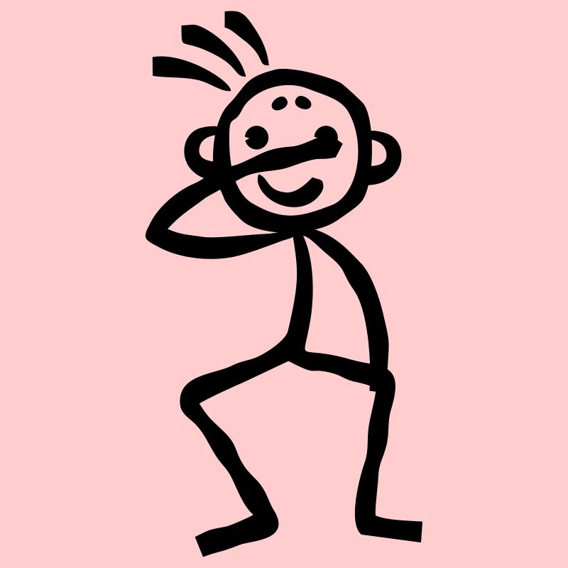 Dabbing Stickman Stich Figure