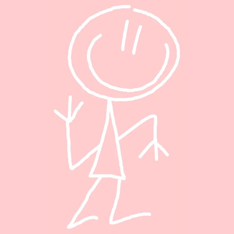 Schlanker Mann Strichmännchen