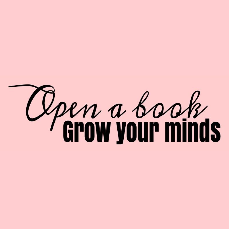 Buchdesign Open A Book, grow your minds