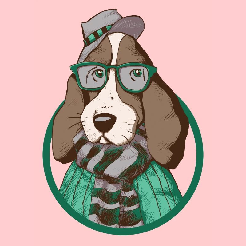 Hund mit HuT
