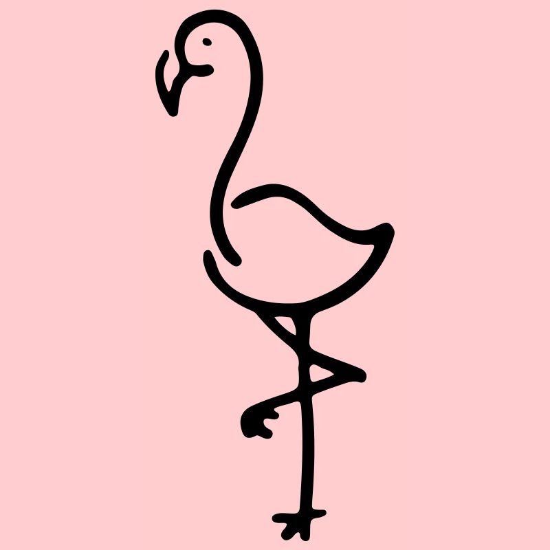 Flamingo Design / Geschenkidee / bunter Vogel