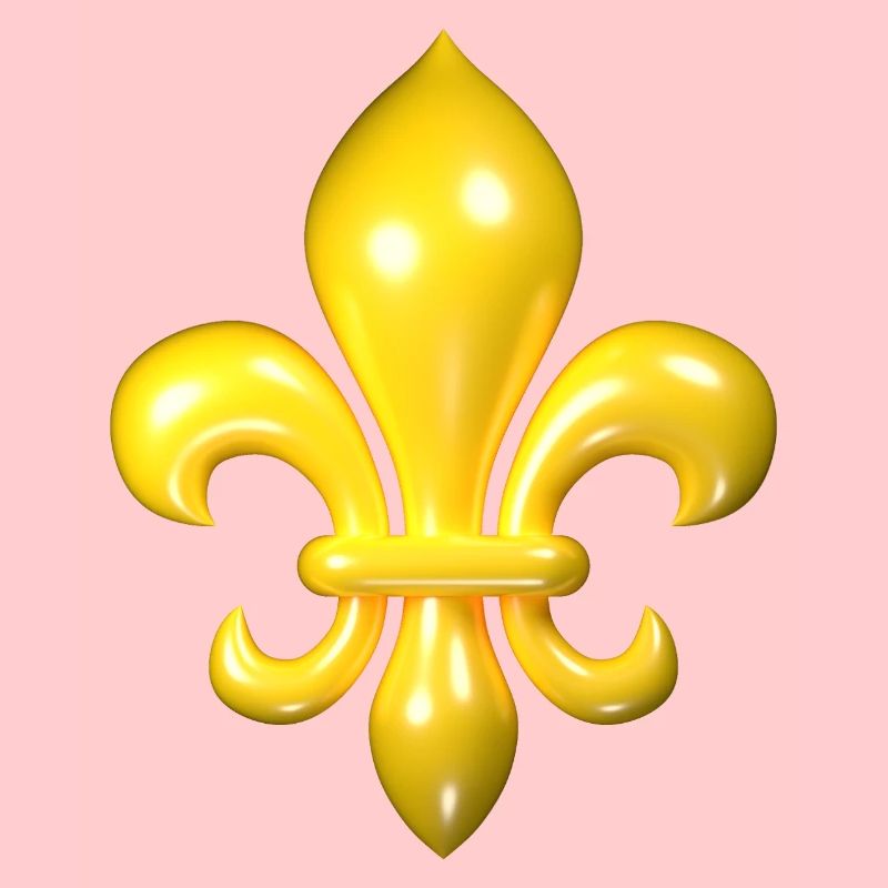 Gelbe Fleur de Lys