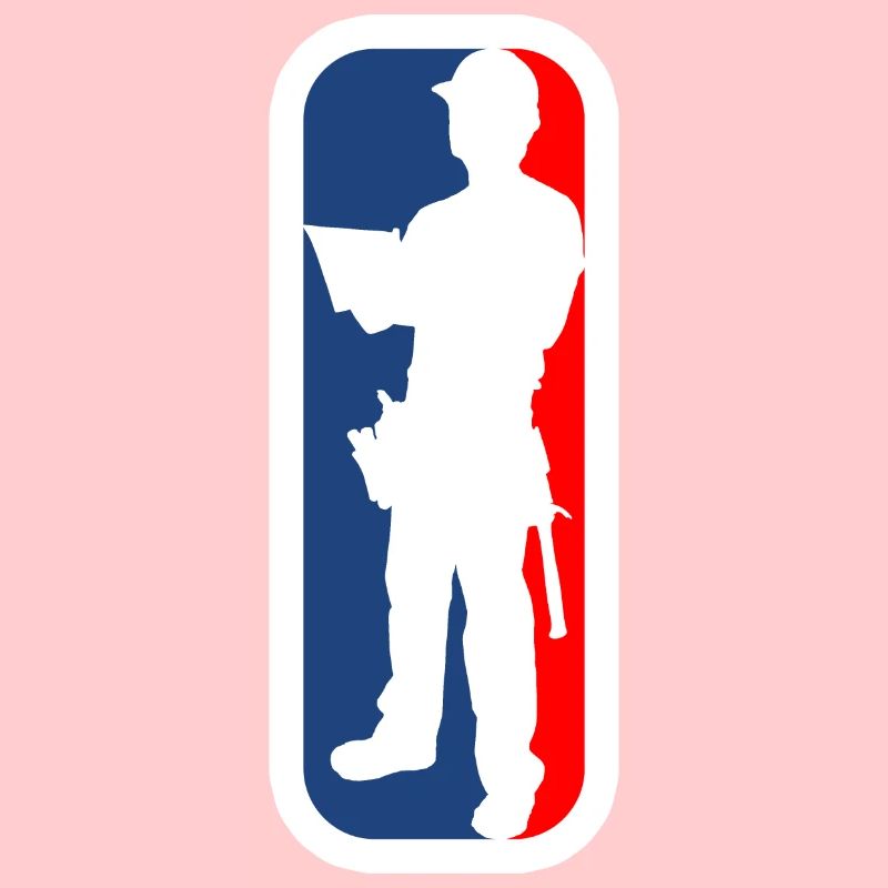 Construction worker logo