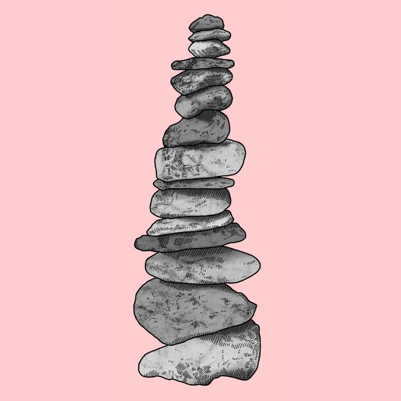 Stone Stack - Balance de pierre - Stone Male