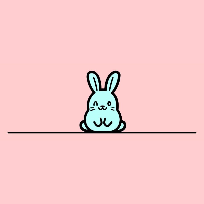 Symbole de Pâques lapin