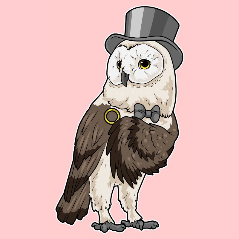 Eule Bräutigam Ehering Hochzeit