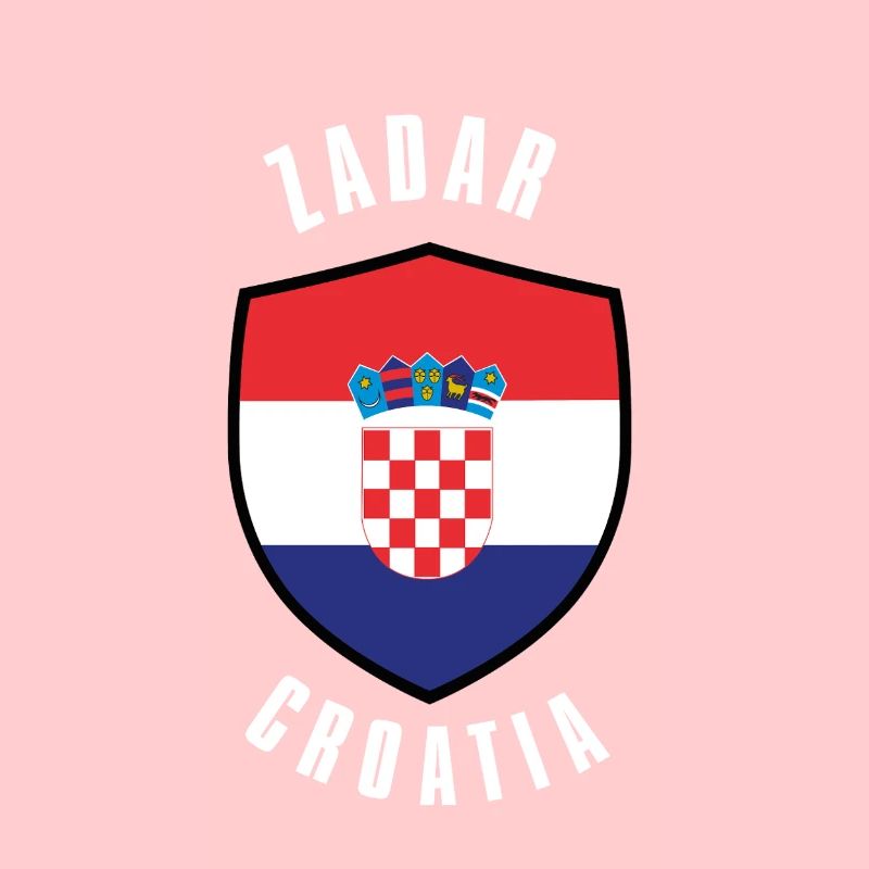 Conception du drapeau du bouclier croate