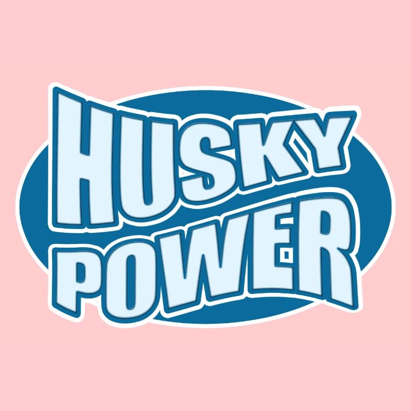 Husky Power Typo-Design