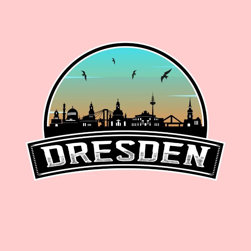 Dresden Germany Skyline German Souvenir