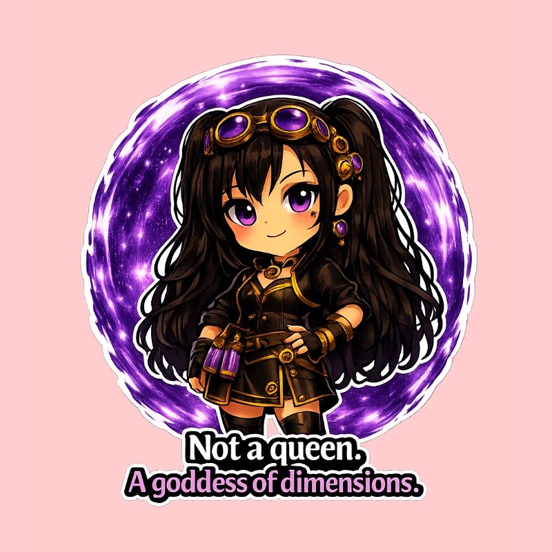 Déesse des Dimensions Lune – Steampunk Chibi