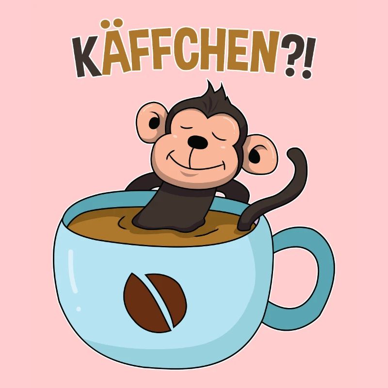 Pause-café avec le singe