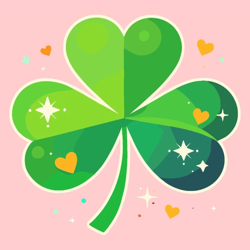 Fête de la Saint-Patrick Trèfle Lucky