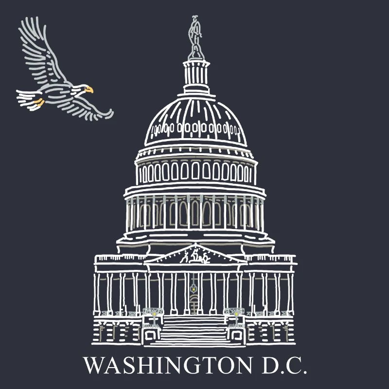 Washington D.C., Structure du Capitole, Pygargue à tête blanche