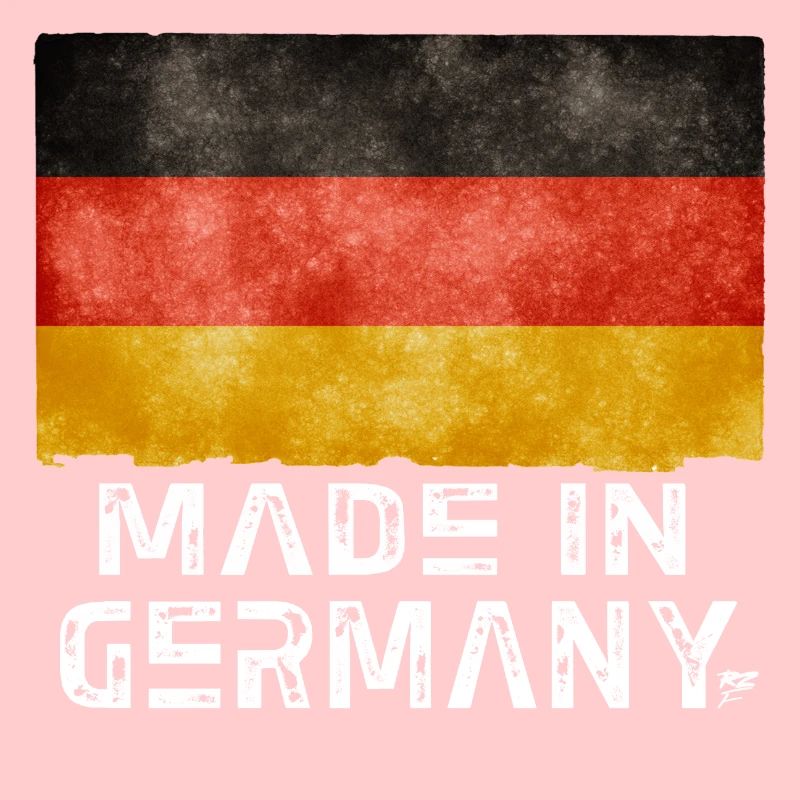Made in Germany Flagge – Distressed Style