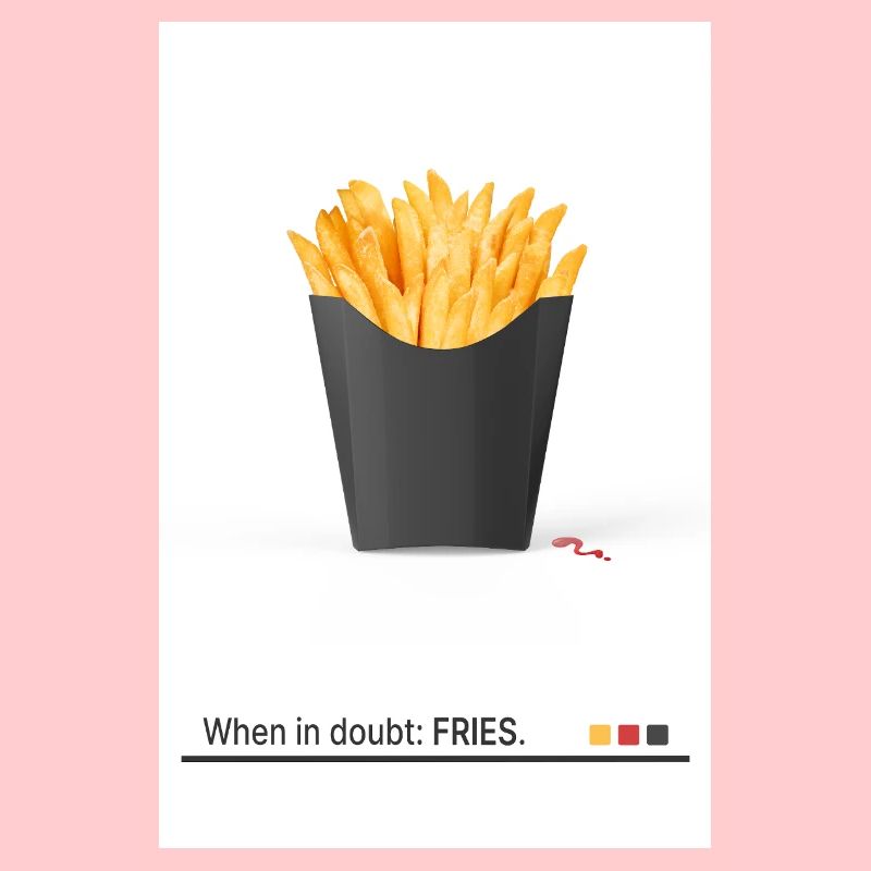 Les frites sont la solution à tout