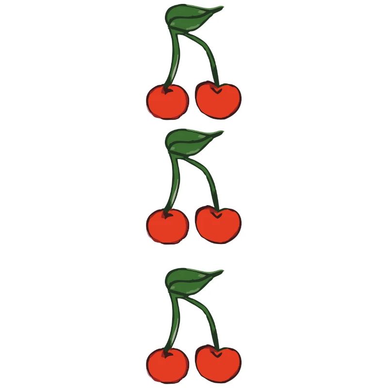 Cerises 3 fois