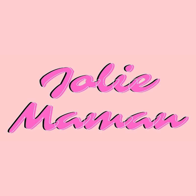 Hübsche neonrosa Mama