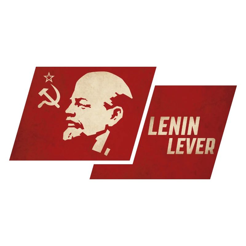Drapeau à levier de Lénine