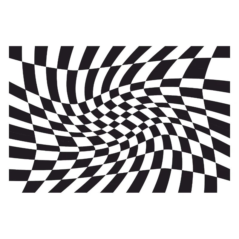 Warped Checker Optische Spirale