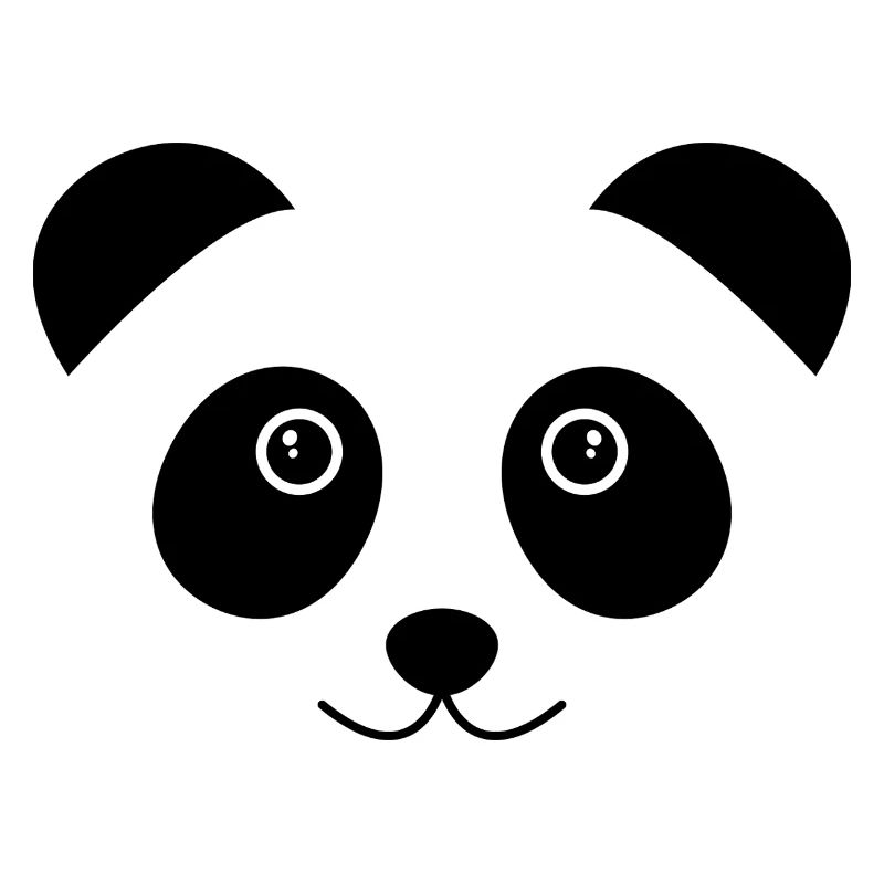 Visage de panda