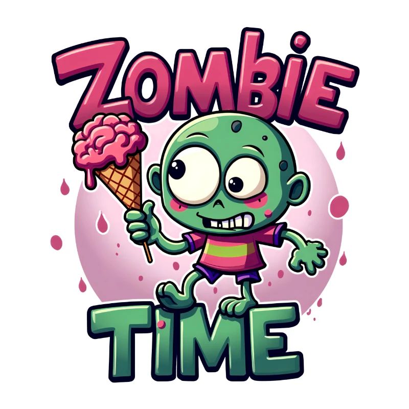 Zombie Time Eiscreme Comic