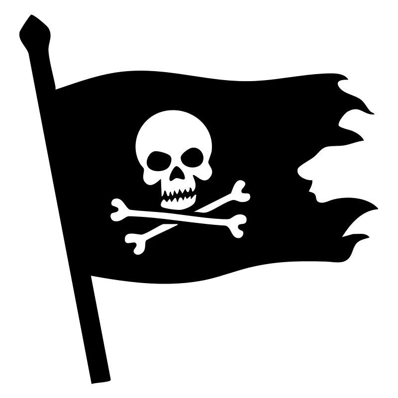 Le Crâne de Pirate Jolly Roger