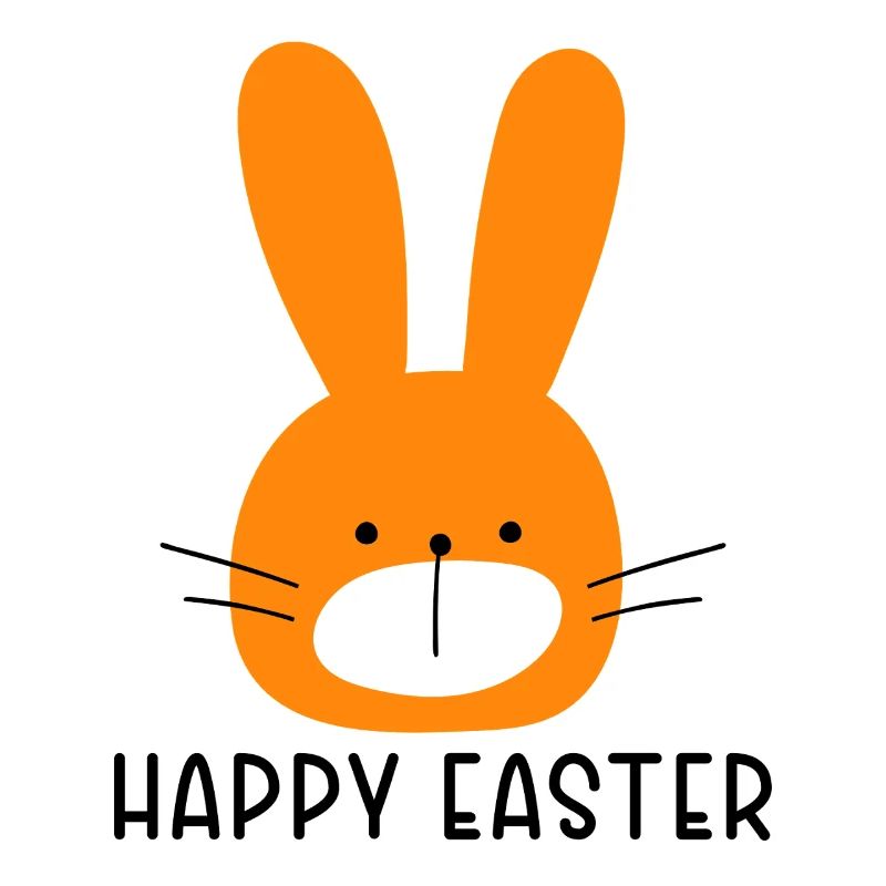 Little Easter Bunny - minimalist design