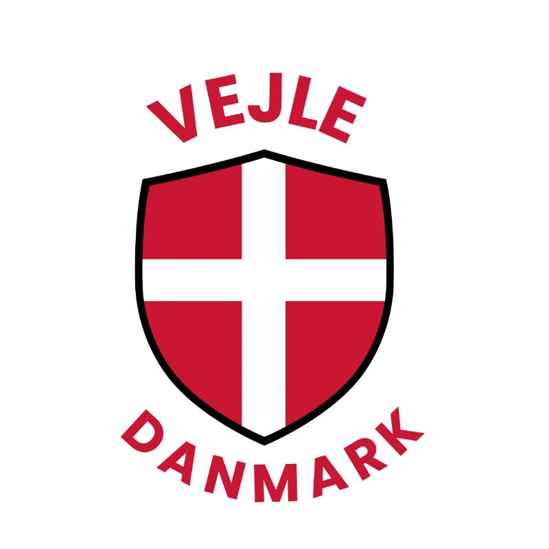 Vejle Denmark's Flag Shield